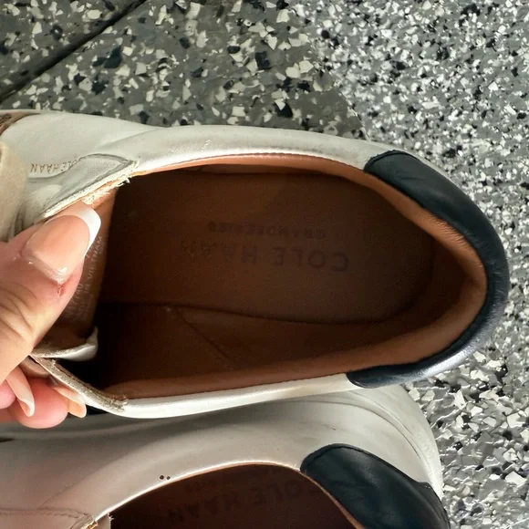 Cole Haan Women's White and Brown Sneakers - Picture 7 of 10